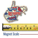 "Love from West Virginia" Vintage State Magnet