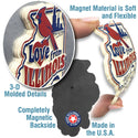 "Love from West Virginia" Vintage State Magnet