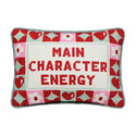 Main Character Energy Embroidered Pillow