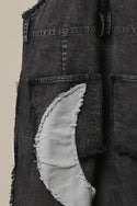 Moon and Star Patchwork Overalls