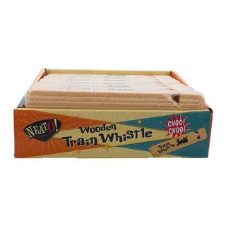 Neato! 7.5" Classic Retro Wooden Train Whistle
