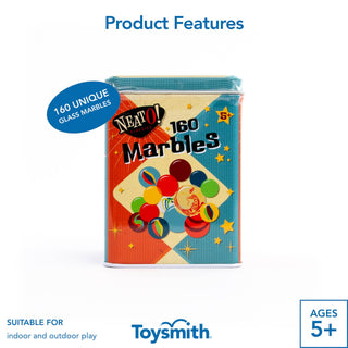 Neato! Retro Classic Marbles in A Tin Box