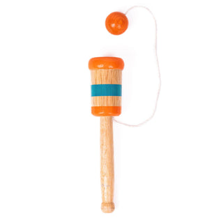 Neato! Wooden Catch Ball Vintage Toy