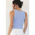 Vintage Wide Ribbed Tank Top