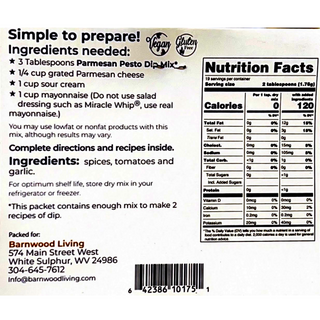 Parmesan Pesto Dip Mix