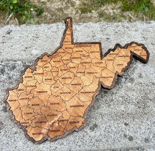State of WV Wooden Puzzel