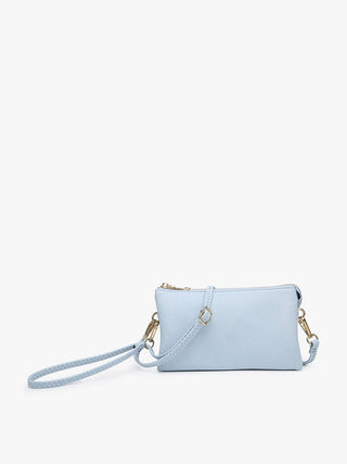 Buy baby-blue Riley 3 Compartment Crossbody/Wristlet