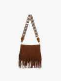 Sadie Suede Fringe Crossbody w/ Guitar Strap