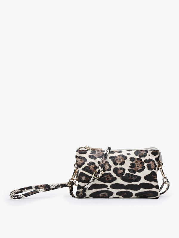 Riley 3 Compartment Crossbody/Wristlet