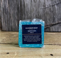Handmade WV  Glass Soap Dish w/Soap