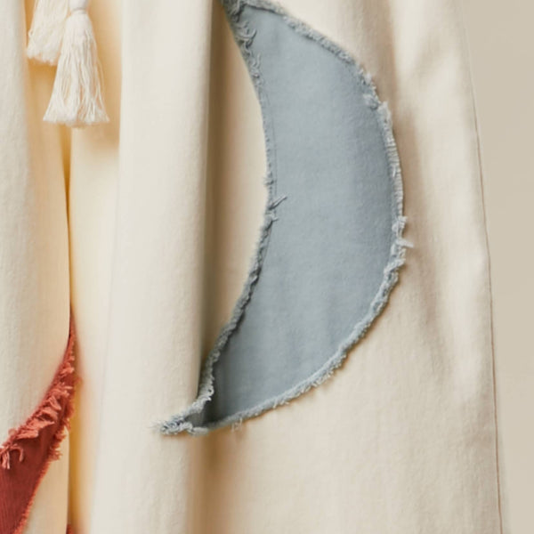 Sun Moon Star Patch Wide Pants
