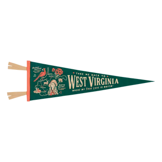 Take Me Back To West Virginia Where My True Love Is Waitin' Pennant • Sierra Ferrell X Oxford Pennant
