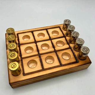 Tic Tac Toe Game with Bullet Casings