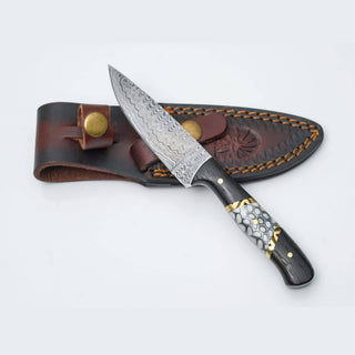 Hexforge Damascus Utility Knife by Titan TK-601