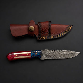 Stars & Steel Limited Edition Damascus Knife by Titan TK-442