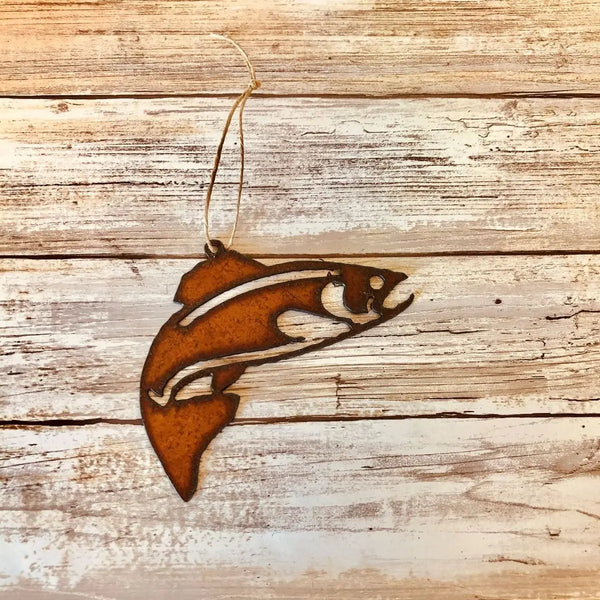 Trout Rustic Lodge Ornament