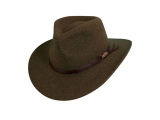 Anchorage Wool Felt Hat- Brown