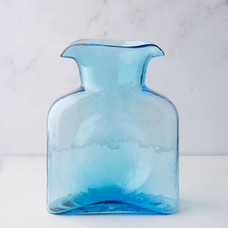 Buy ice-blue Blenko Glass - Water Bottle