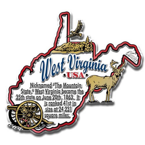 WV Information State Magnet