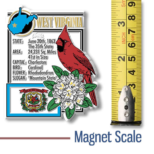 WV State Montage Magnet