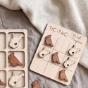 Birch House Wooden Tic Tac Toe Game