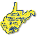 West Virginia Small State Magnet