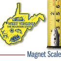 West Virginia Small State Magnet