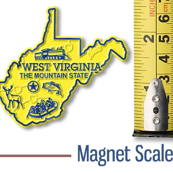 West Virginia Small State Magnet