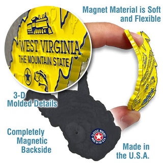 West Virginia Small State Magnet
