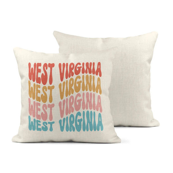 West Virginia Throw Pillow