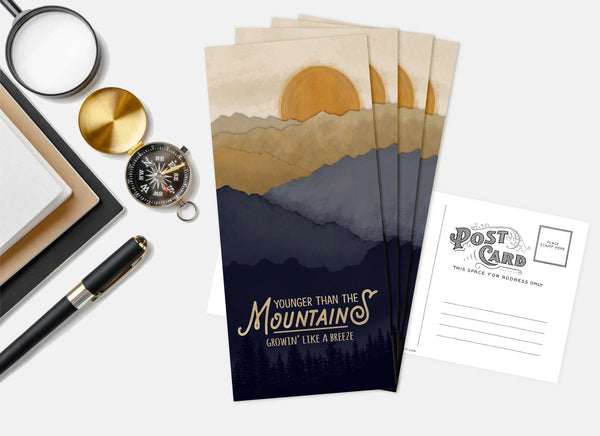 Younger Than the Mountains Postcard