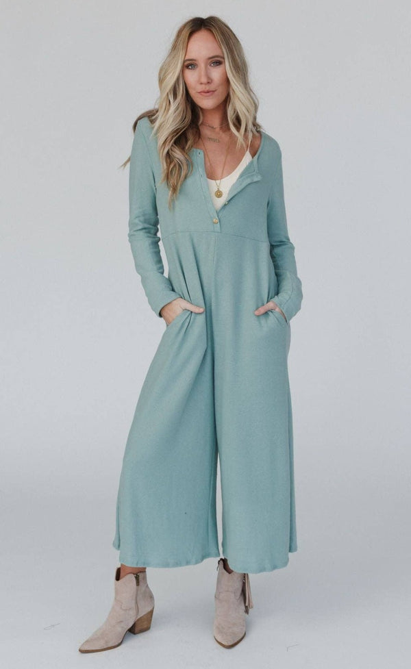 Simply Comfort Jumpsuit - Teal