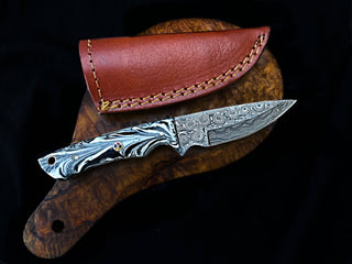 Damascus Steel Dragon Knife - Arrival (New) TD-705