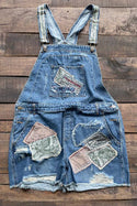 Jaded Gypsy - Patches Of Love Overalls **SALE**