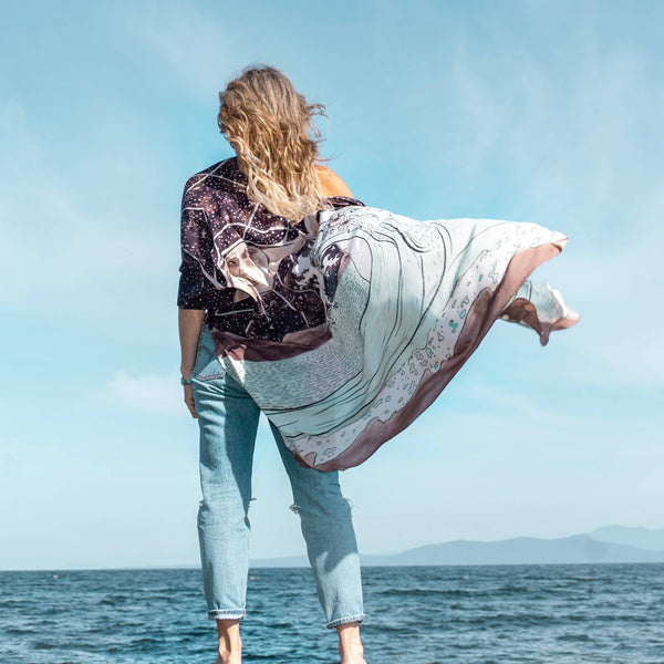 Market of Stars - Moonstruck Starduster Bamboo Bohemian Kimono