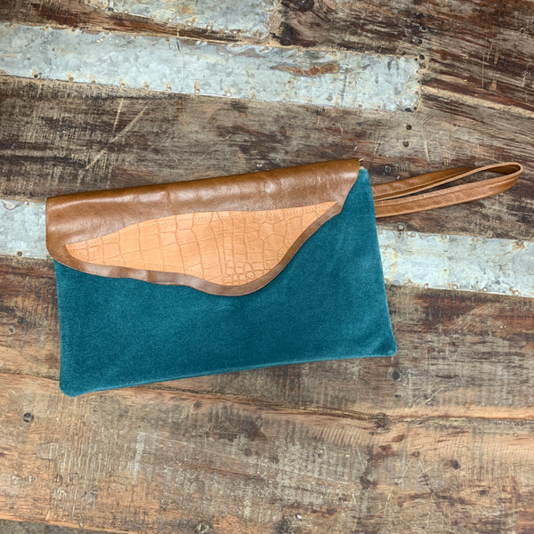 Julie Fine Designs - Handmade Recycled Leather and Fabric Wristlets