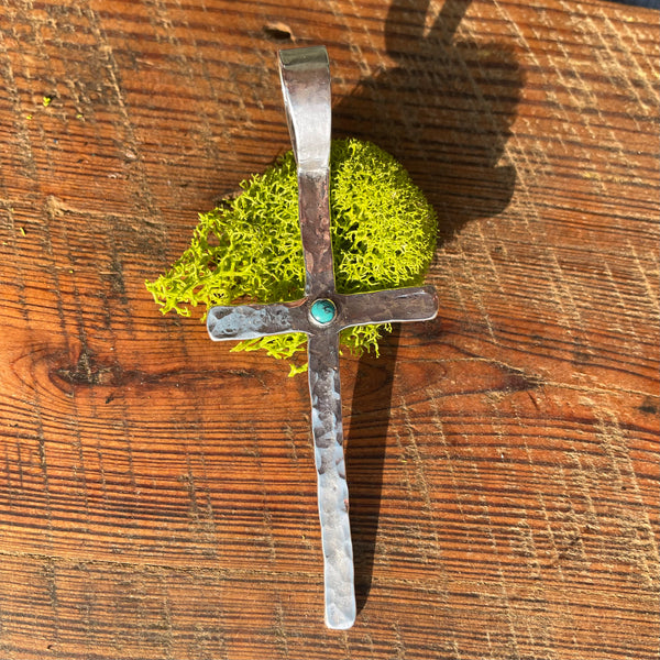 Richard Schmidt - Cross Pendant with Turquoise