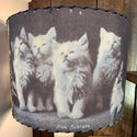 Large Handmade Lampshade - Cats