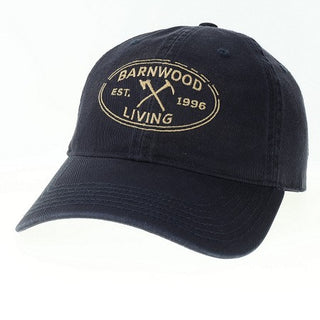 Buy navy-w-tan-logo Barnwood Living Crew Hat -Twill