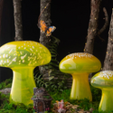 Blenko - Glass Mushrooms