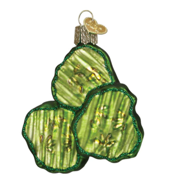 Christmas Pickle Chips Ornament