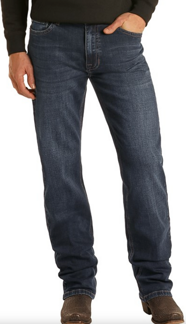 Men's Rock & Roll Denim - Relaxed Fit Stretch Stackable Boot